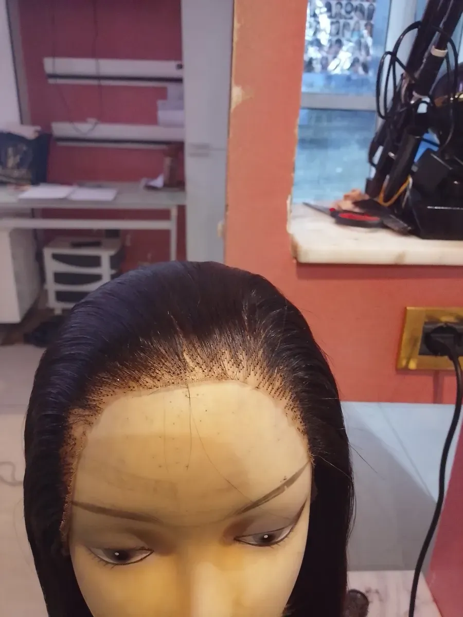 Lavar peluca con mascarilla y bronshing — foto 2