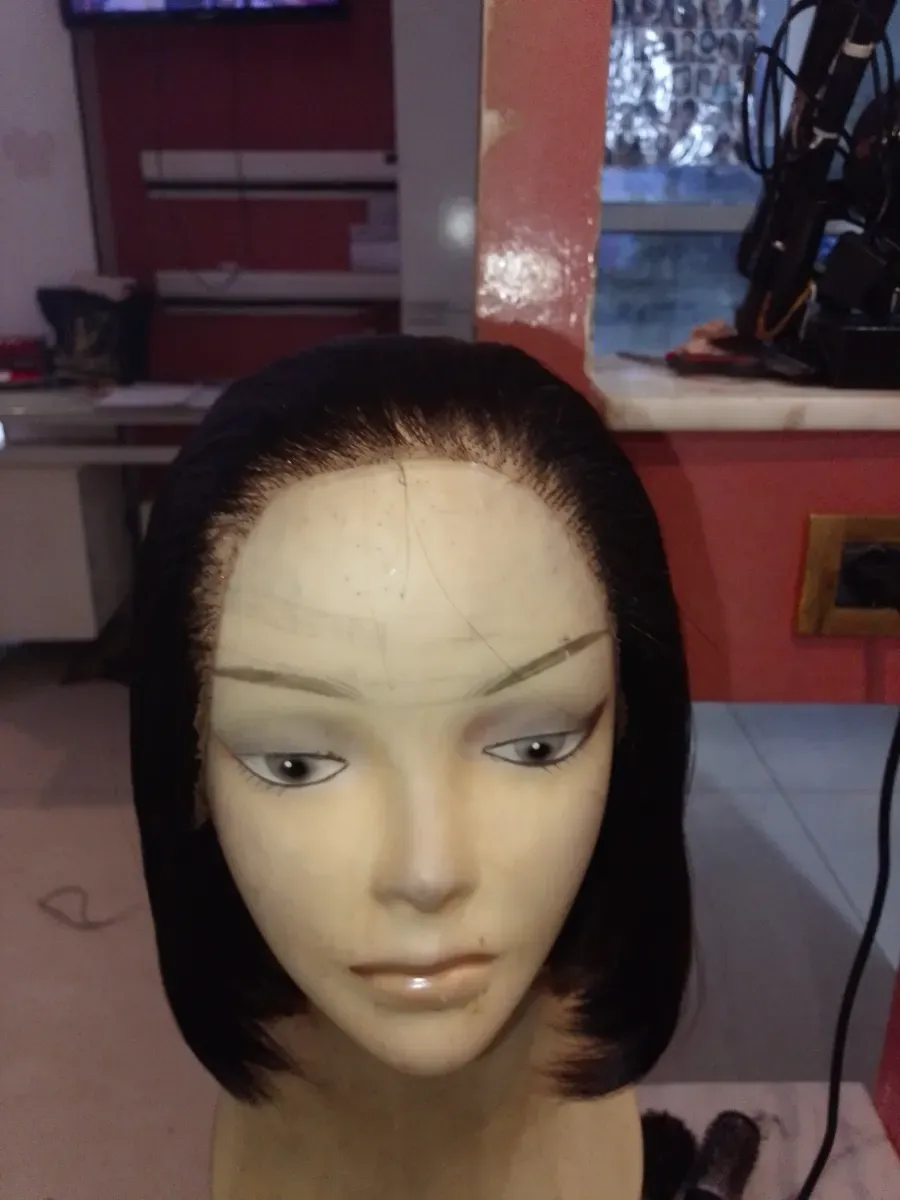Lavar peluca con mascarilla y bronshing