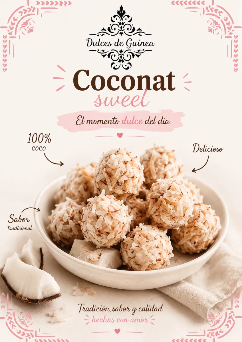 Dulces tipicos de Guinea Ecuatorial : Mantecados, pirulí, toffee, Rompemuelas, rosquillas, coconatsweet — foto 3
